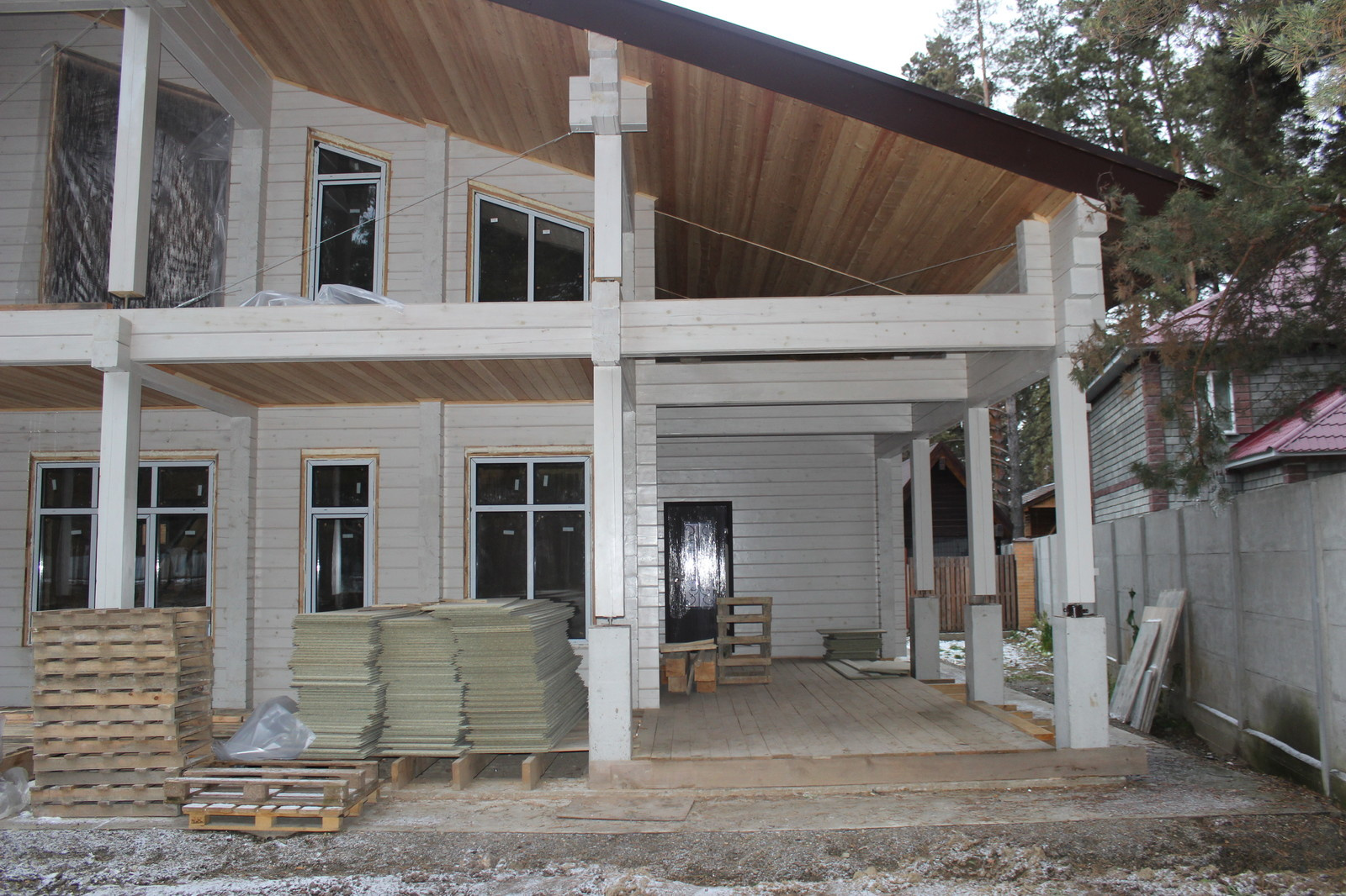 Проектирование. Строительство. Дом из клееного бруса.