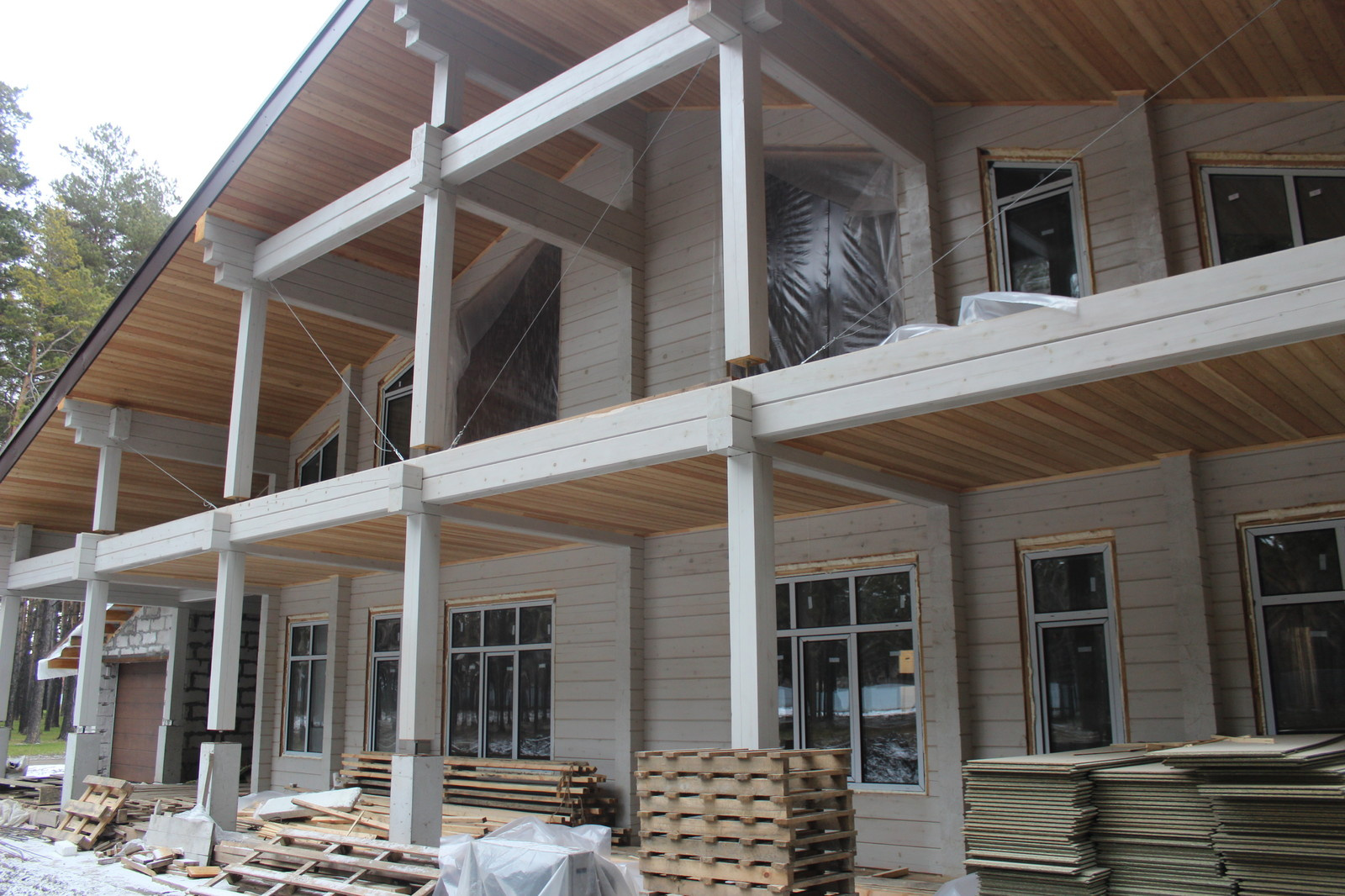 Проектирование. Строительство. Дом из клееного бруса.