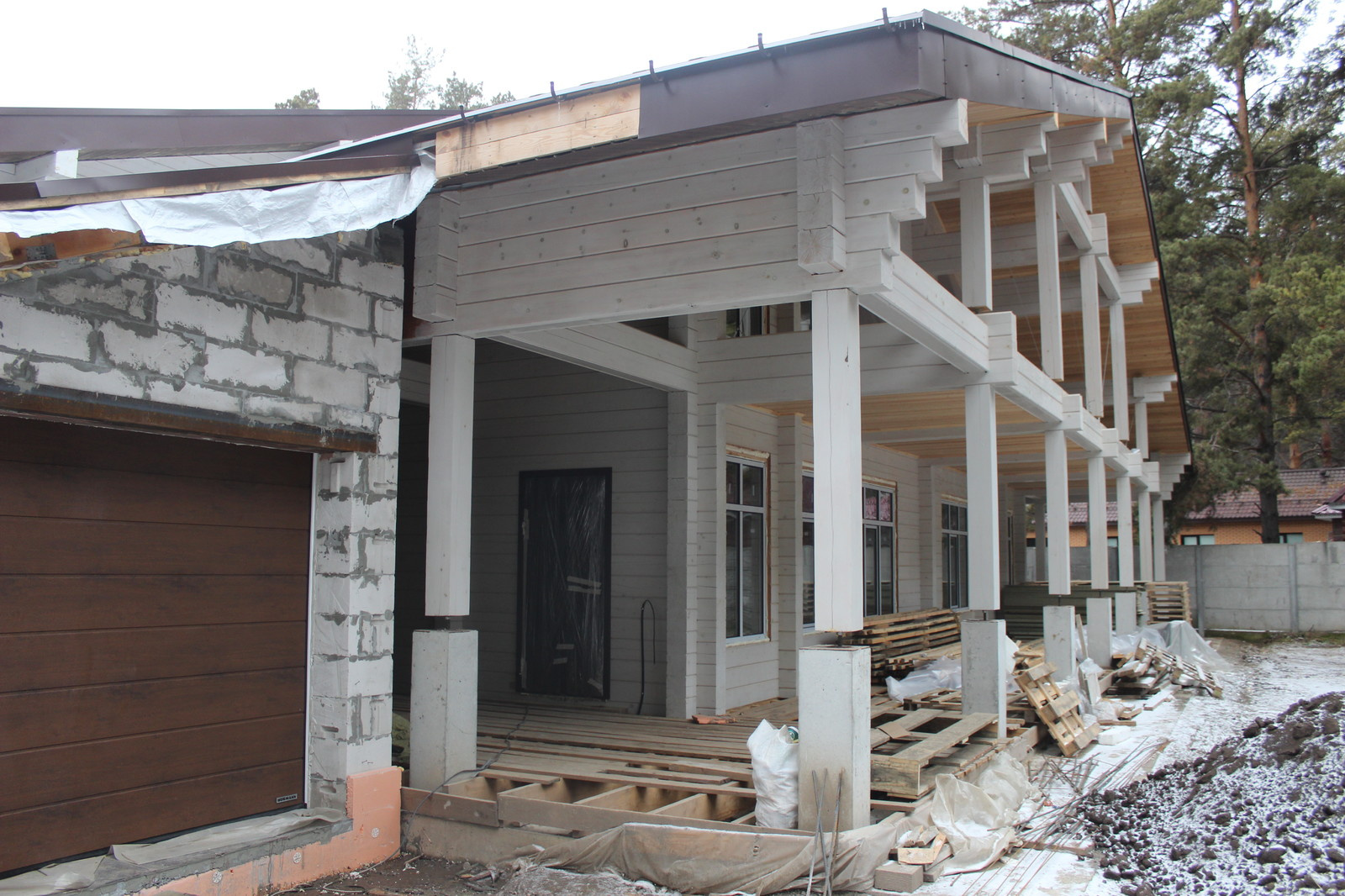 Проектирование. Строительство. Дом из клееного бруса.