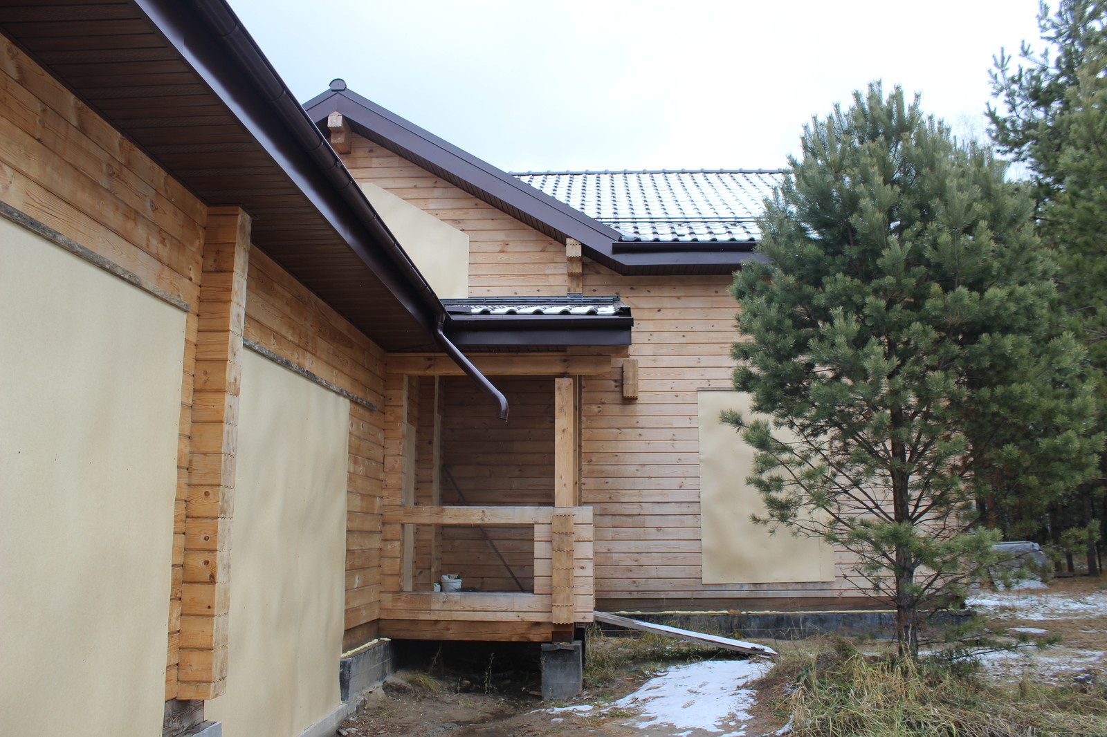 Проектирование. Строительство. Дом из клееного бруса.