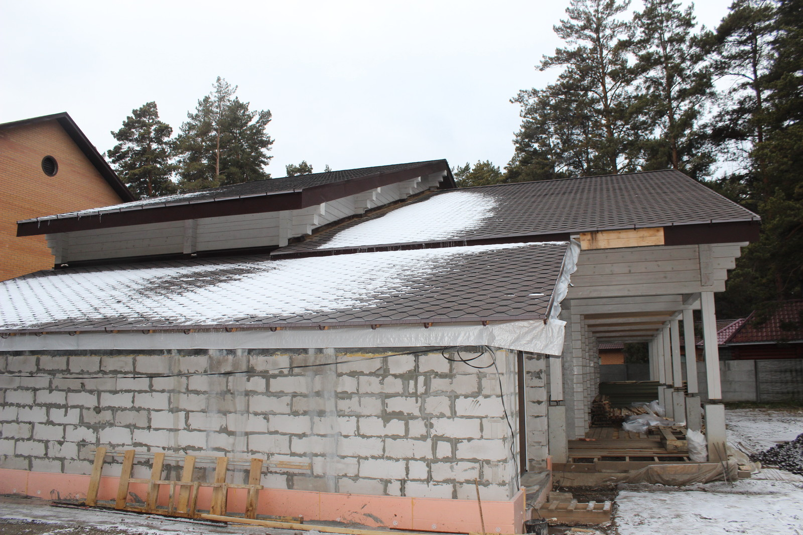 Проектирование. Строительство. Дом из клееного бруса.