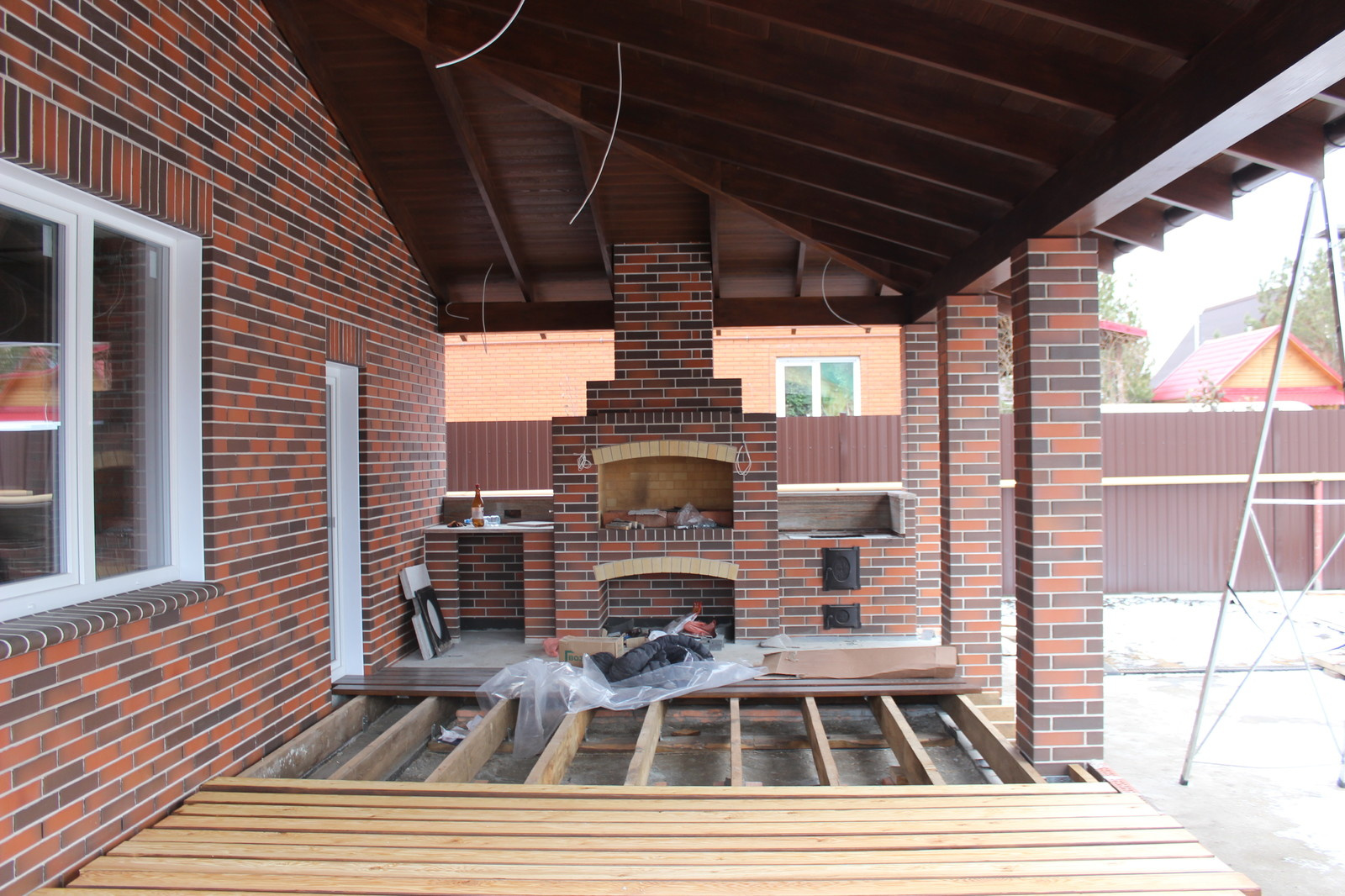 Проектирование. Строительство. Дом из кирпича. Площадь 400 кв.м.