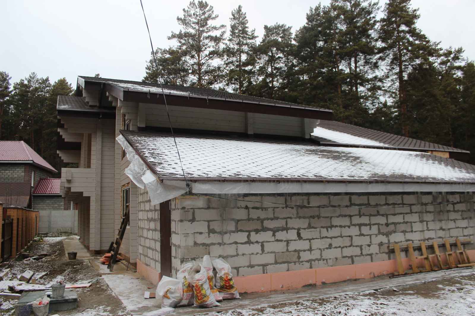 Проектирование. Строительство. Дом из клееного бруса.