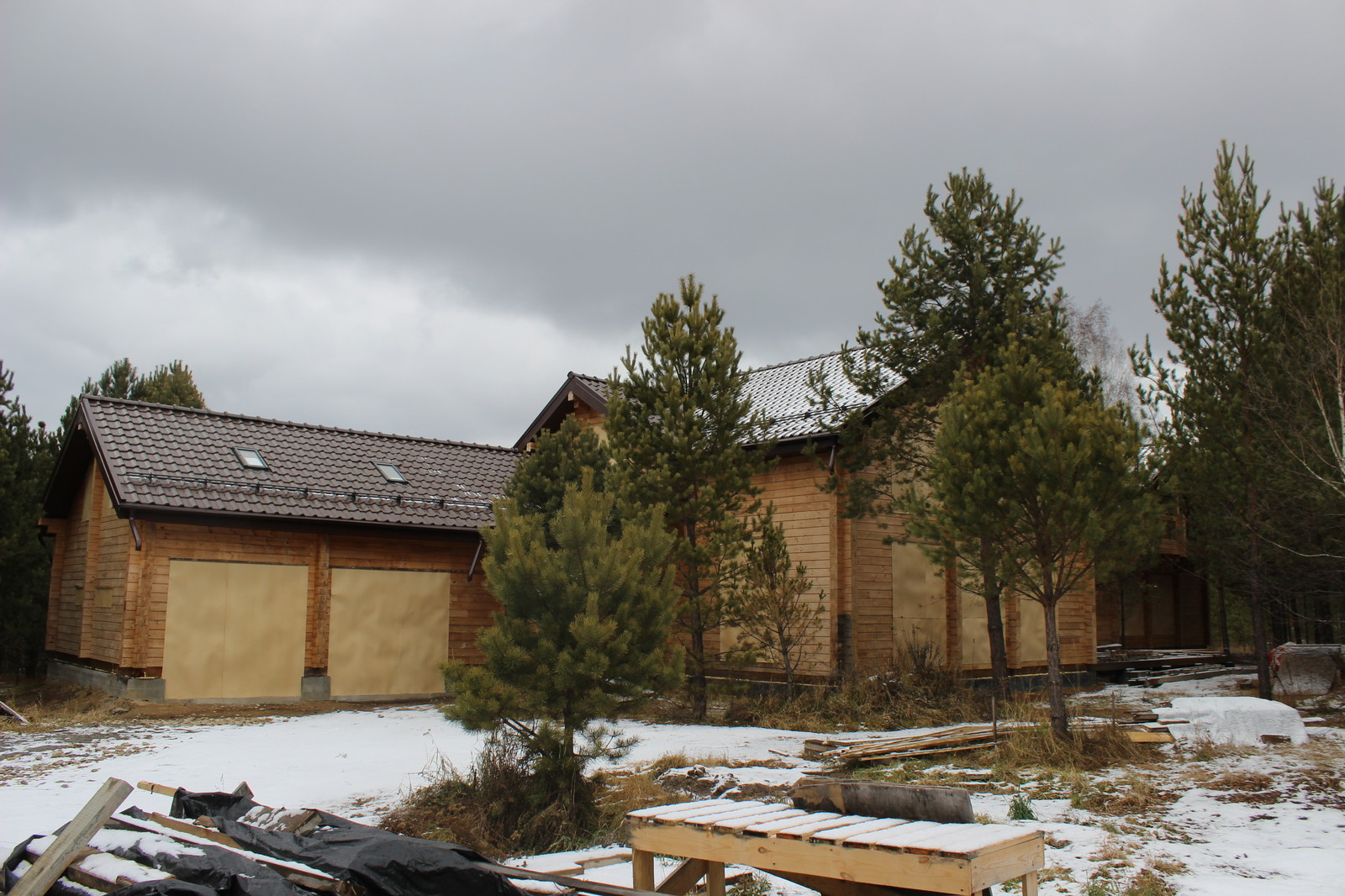 Проектирование. Строительство. Дом из клееного бруса.