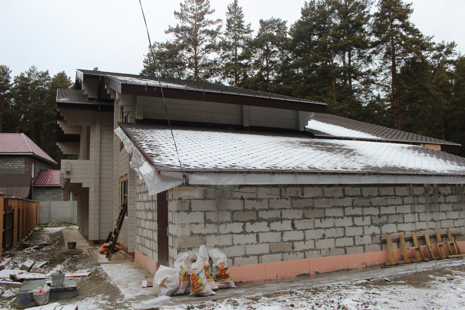 Проектирование. Строительство. Дом из клееного бруса.