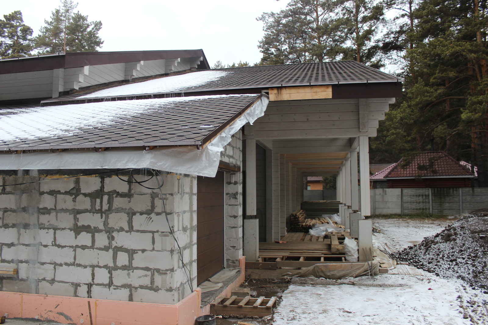 Проектирование. Строительство. Дом из клееного бруса.