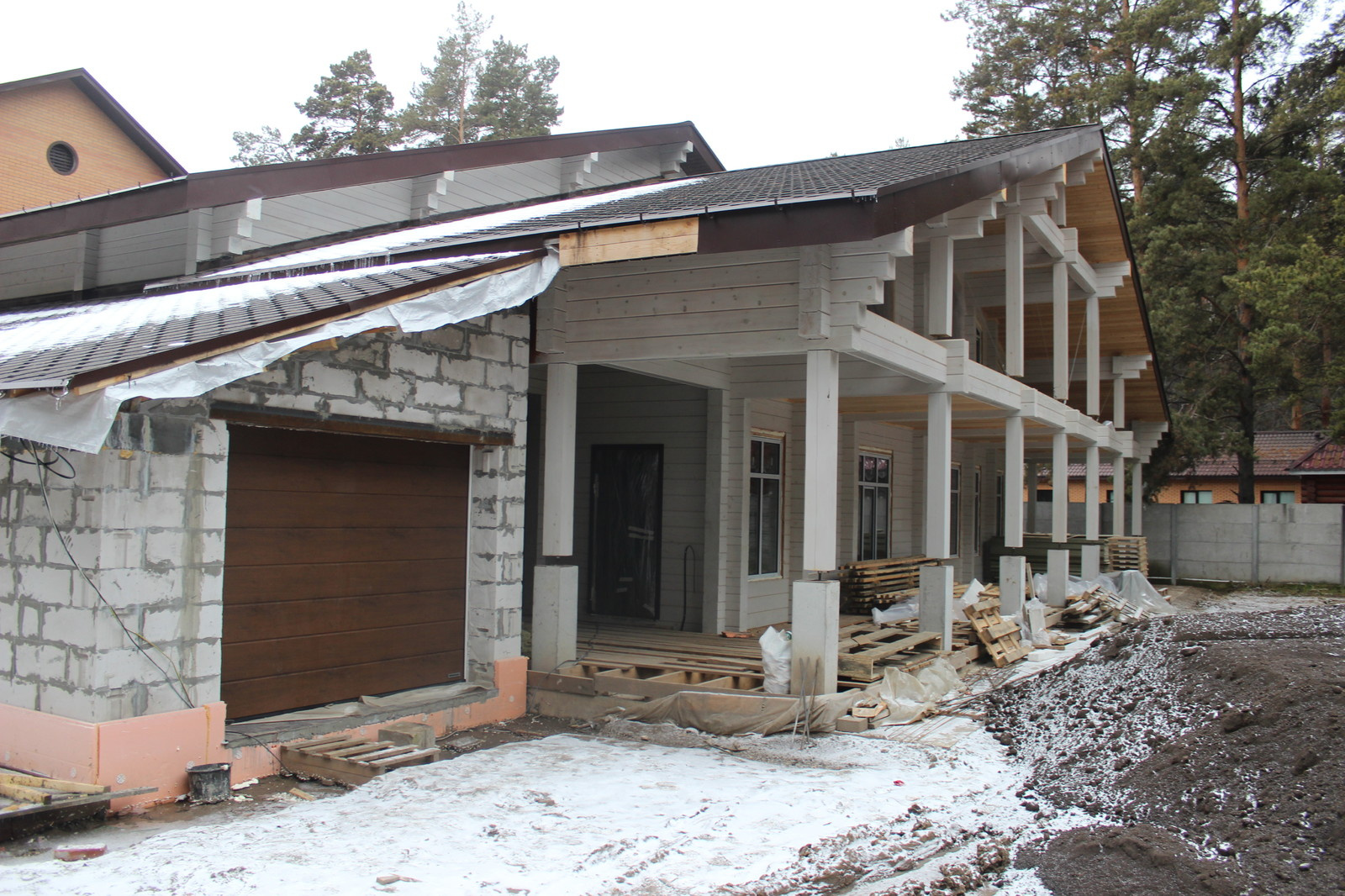 Проектирование. Строительство. Дом из клееного бруса.