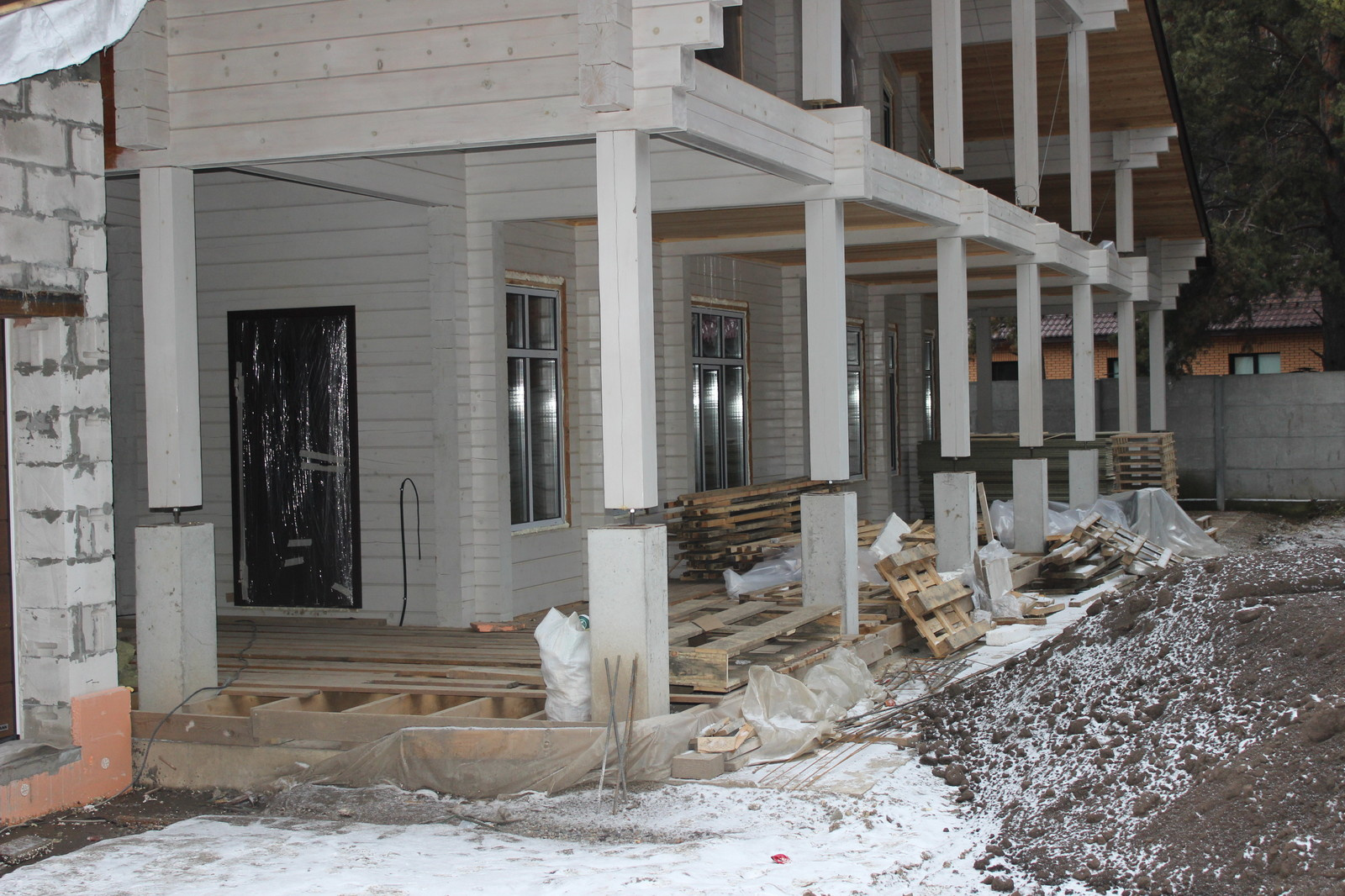 Проектирование. Строительство. Дом из клееного бруса.