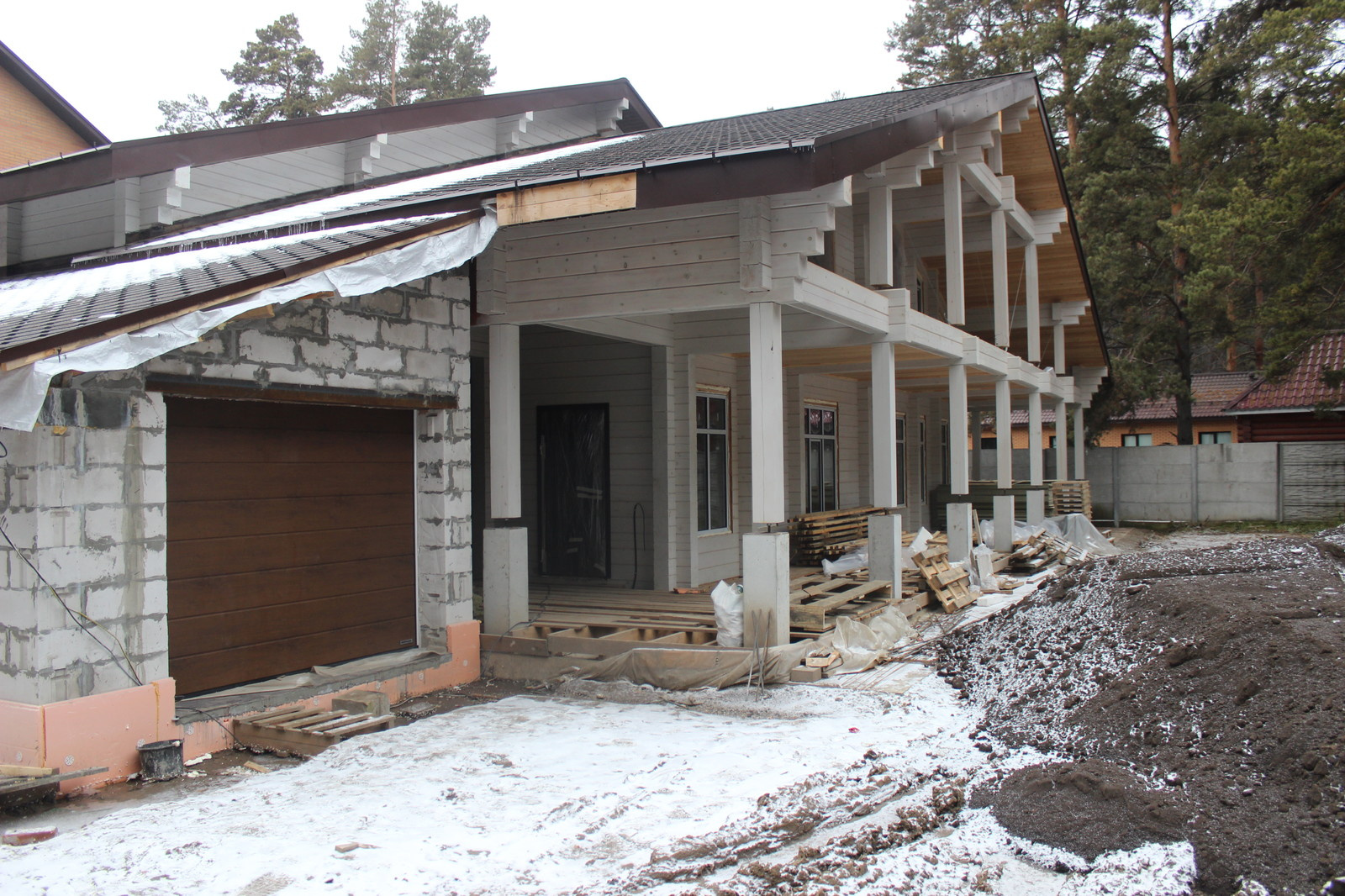 Проектирование. Строительство. Дом из клееного бруса.