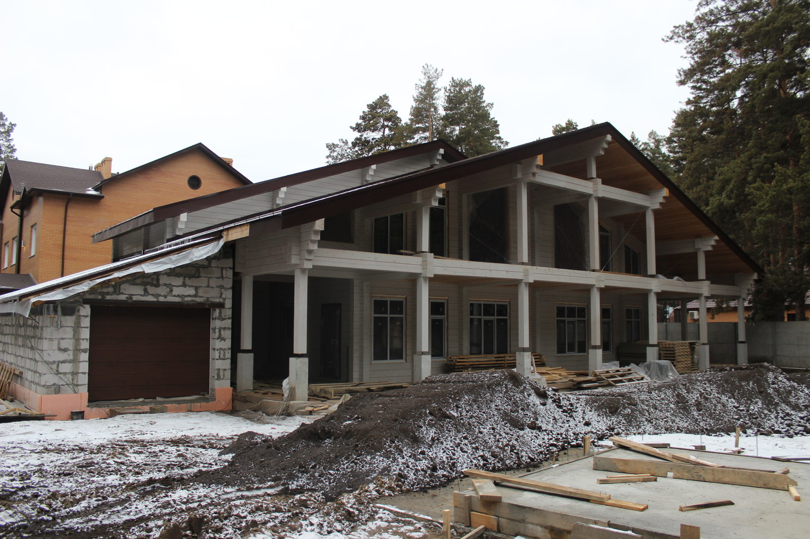 Проектирование. Строительство. Дом из клееного бруса.