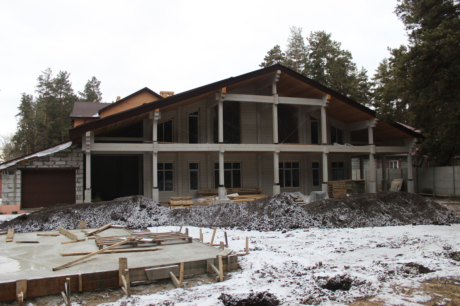 Проектирование. Строительство. Дом из клееного бруса.