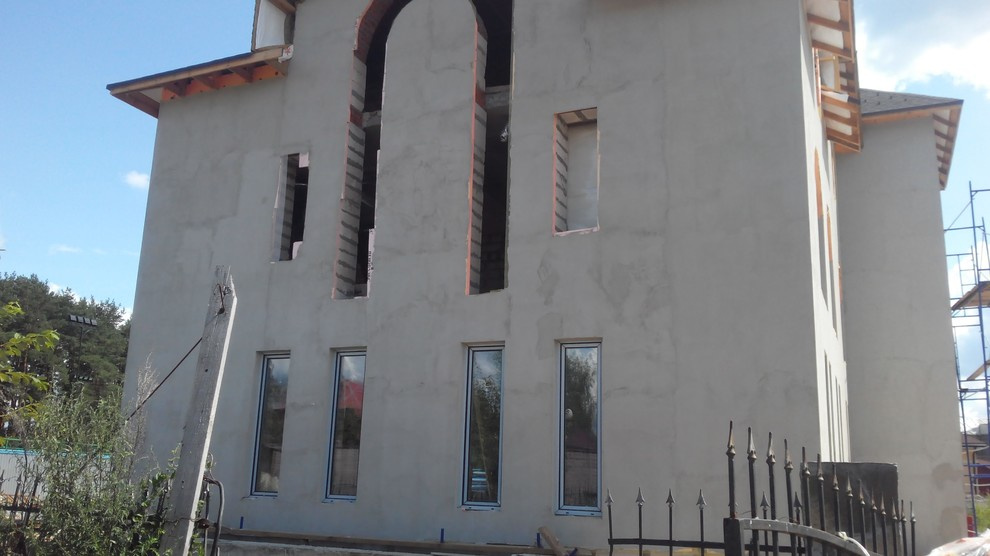 Ремонт фасада коттеджа