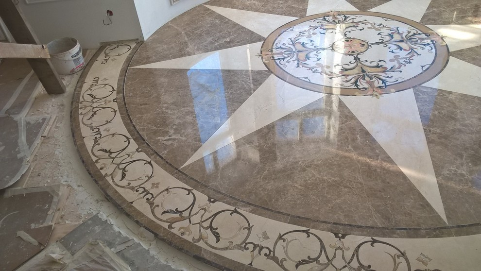 Мраморное панно на пол
