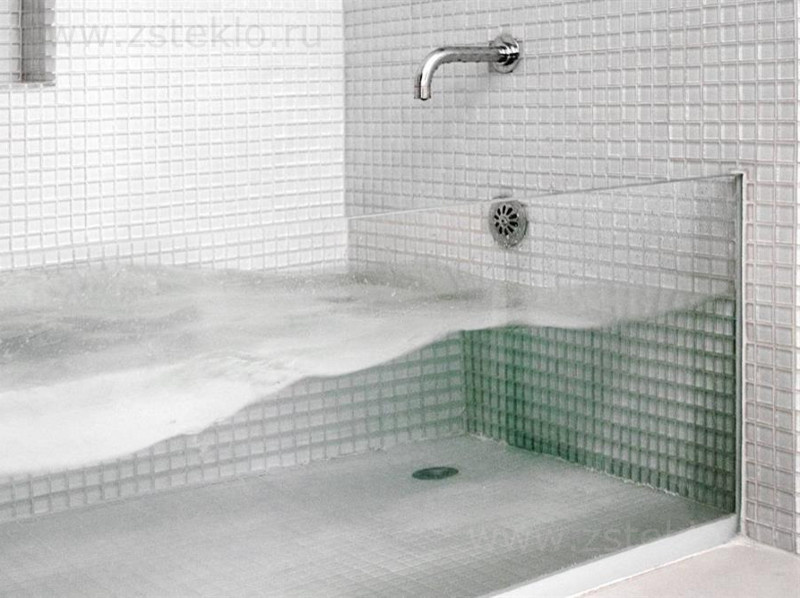 Стеклянная ванна