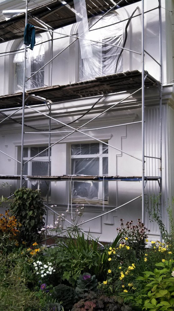 Ремонт фасада коттеджа