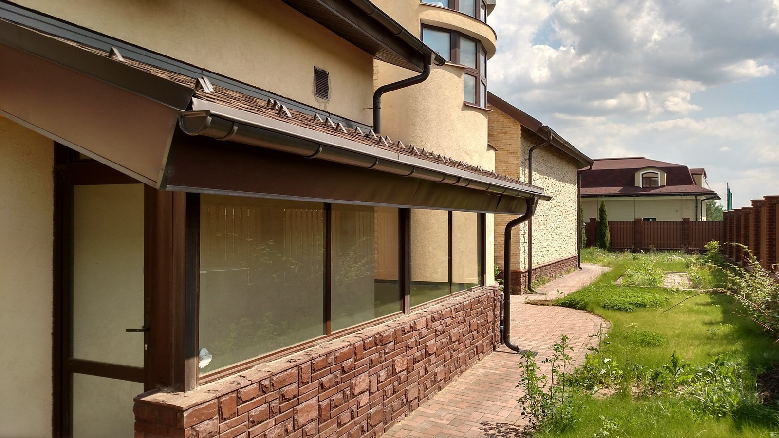 Ремонт фасада коттеджа