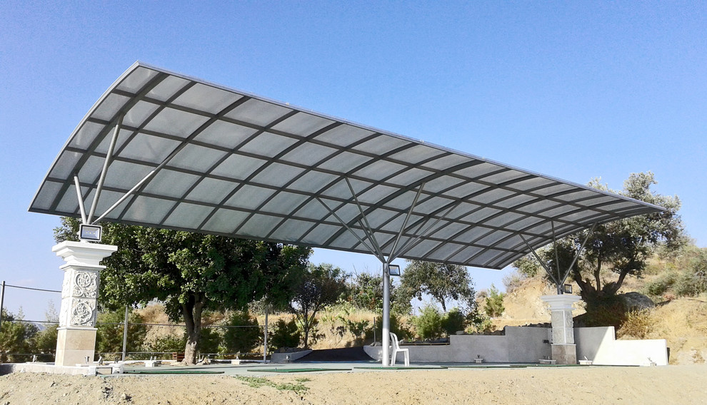 The design of a Golf driving range, driving range. Cyprus.