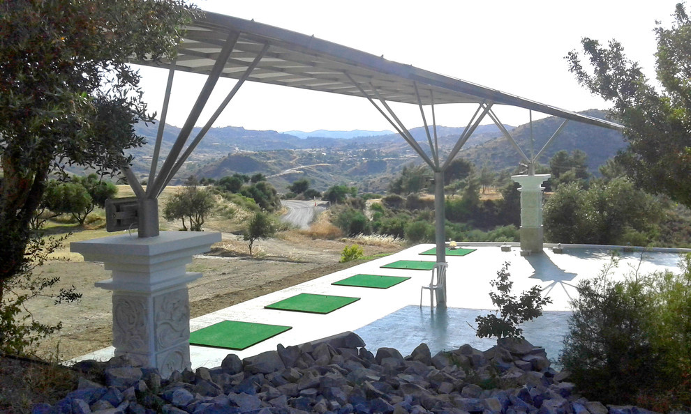 The design of a Golf driving range, driving range. Cyprus.