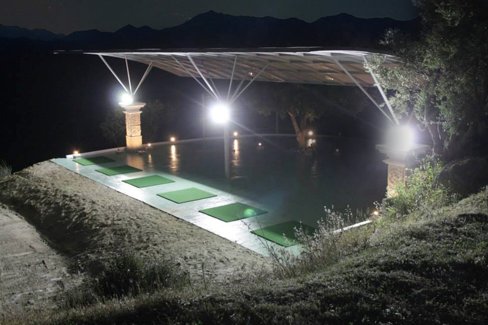 The design of a Golf driving range, driving range. Cyprus.