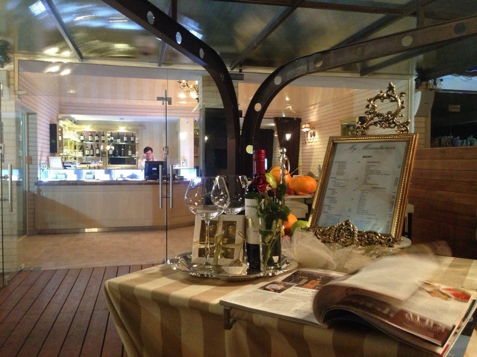 The design of the restaurant "My Miniatures". Limassol