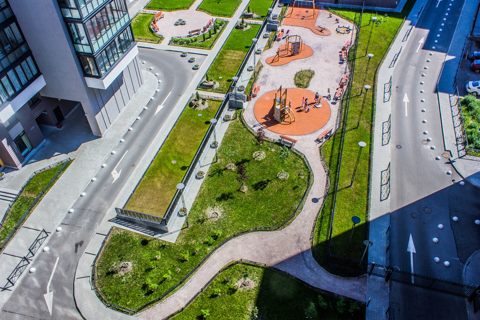 Фасады и прилегающие территории