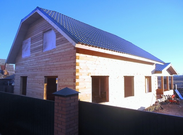 Дома и бани из профилированного бруса.