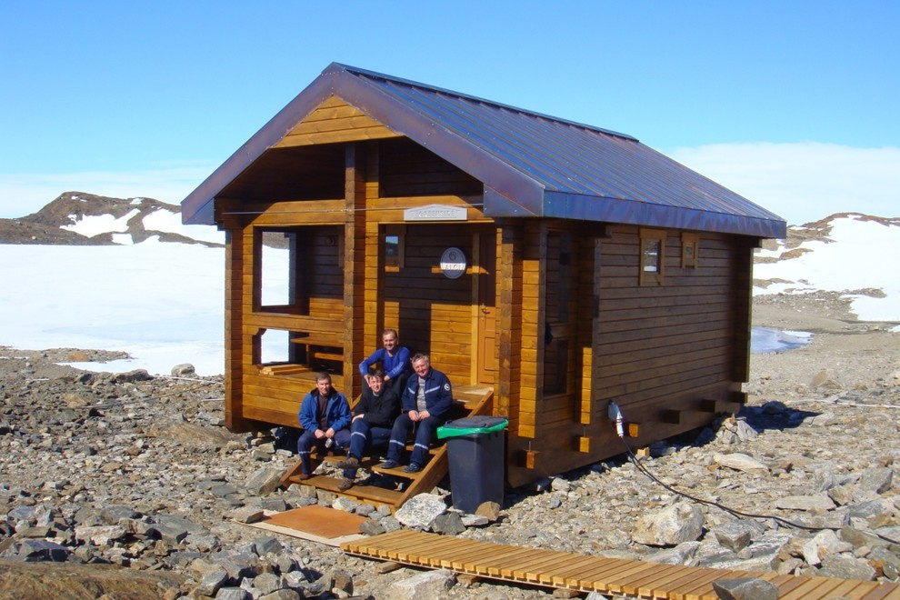 Баня в Антарктиде