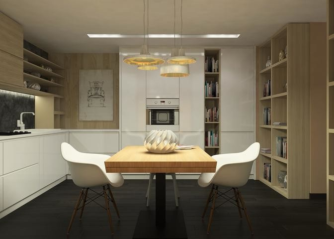 Обложка проекта: Концепт использования помещения - офисное пространство/ кухня