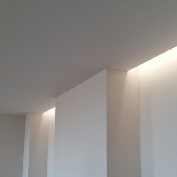 Скрытый карниз для штор и потолочные покрытия Cerutti ST