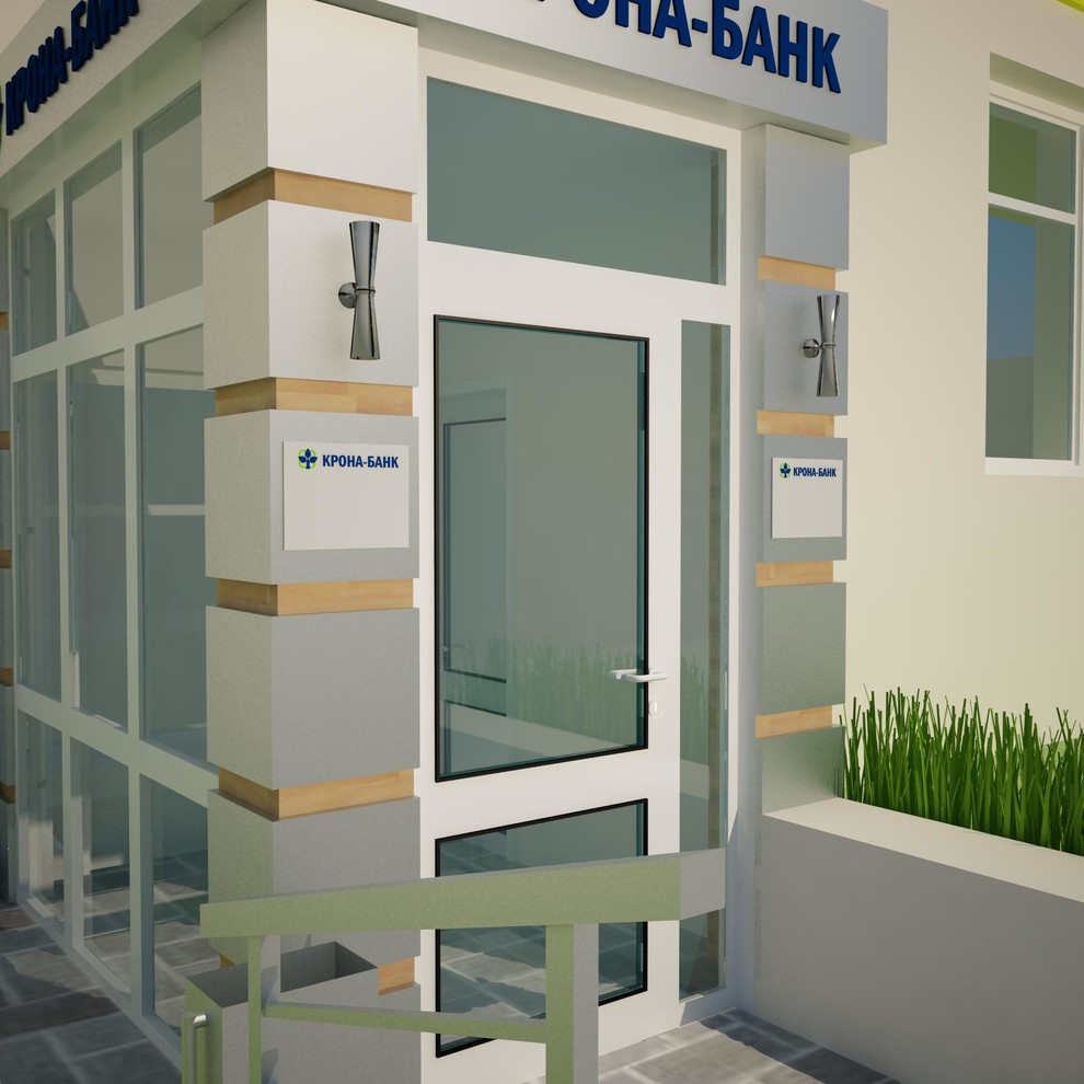 Входная группа Крона Банк