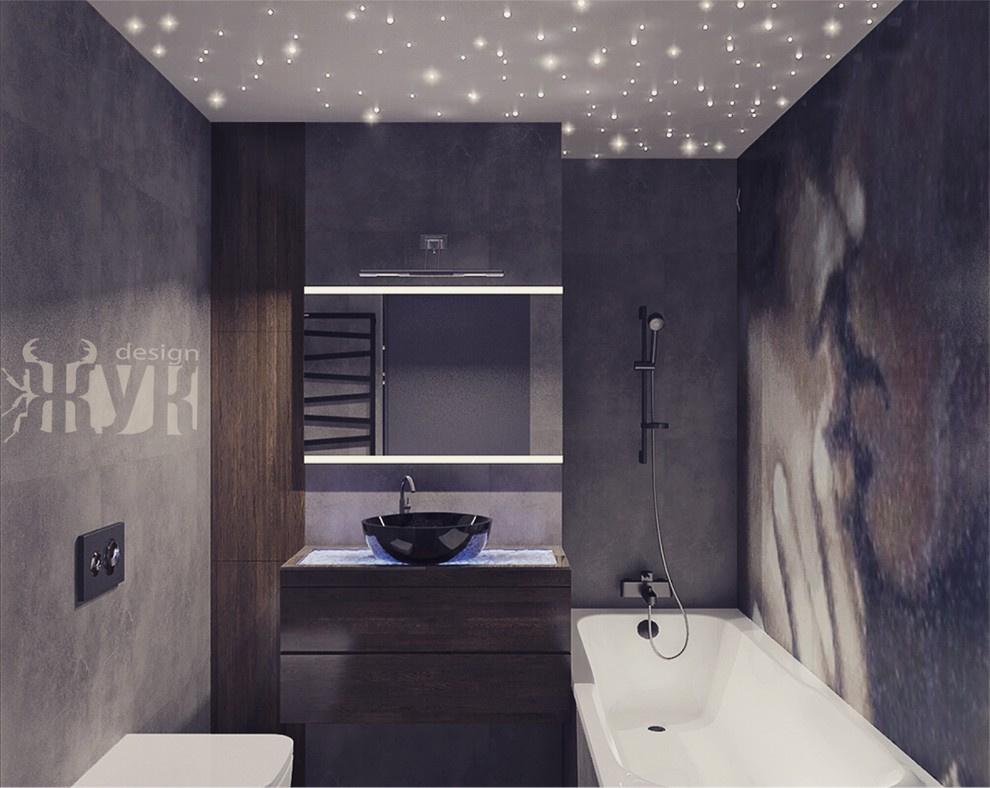 Дизайн интерьера однокомнатной квартиры в современном стиле