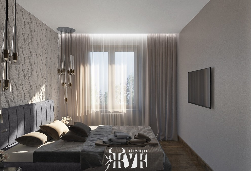 Дизайн интерьера однокомнатной квартиры в современном стиле