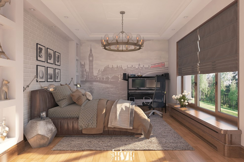 Обложка проекта: Дизайн интерьера загородного дома в современной классике