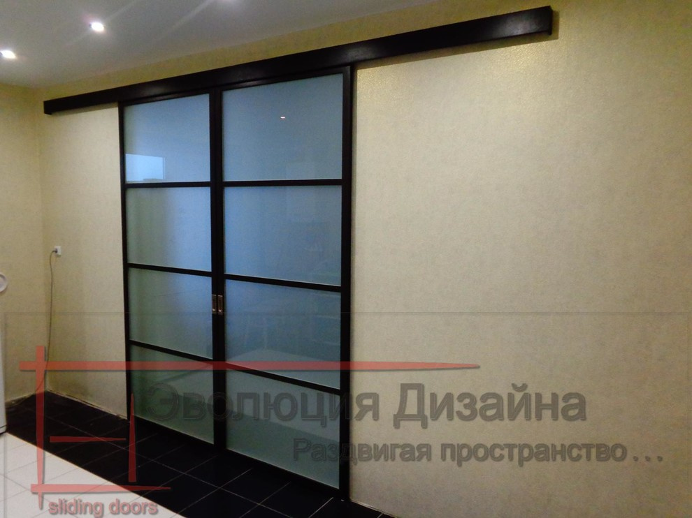 Раздвижные двери двустворчатые