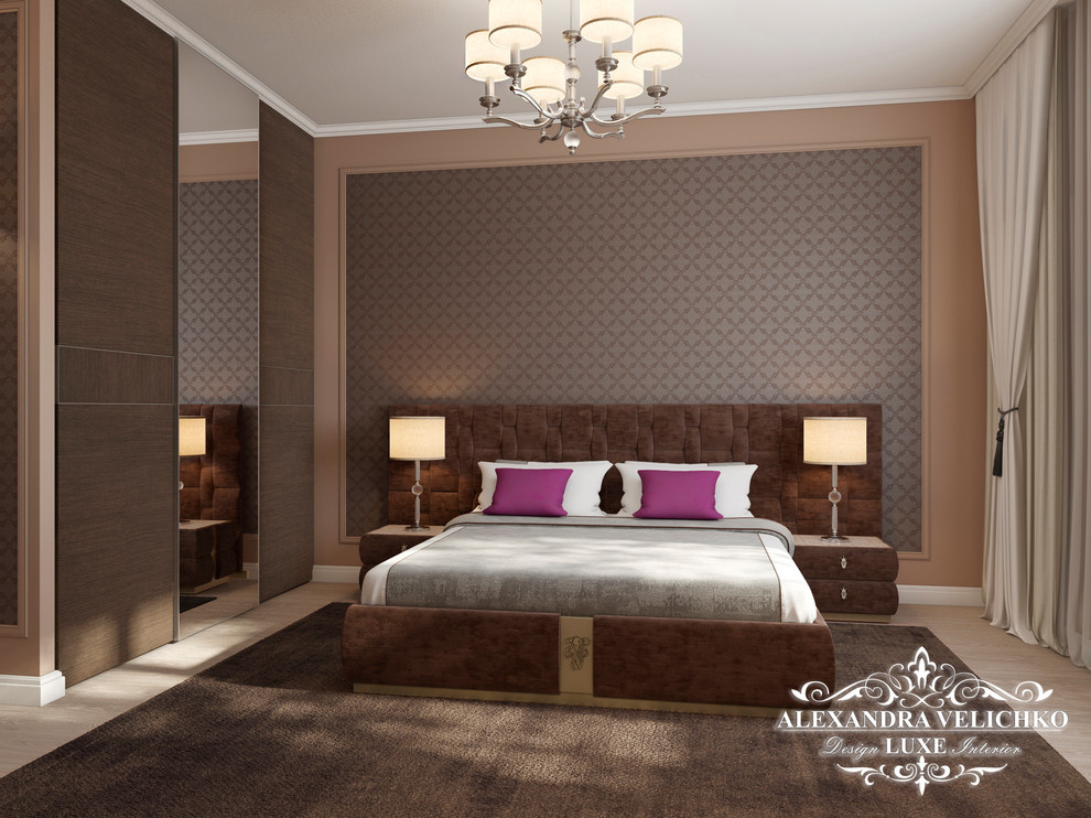 DesigneLuxeInterior Величко Александра дизайн интерьера спальни Донской Олимп