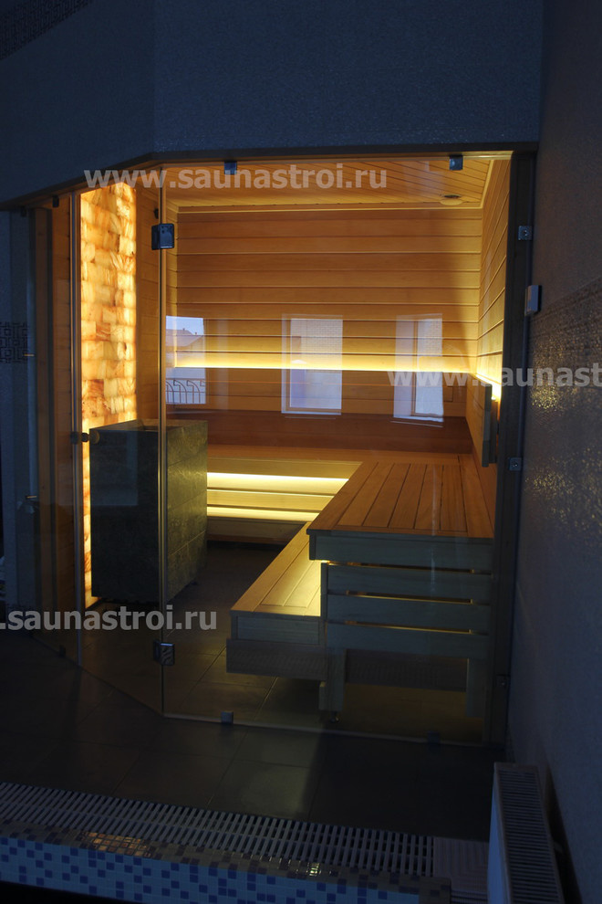 Отделка сауны - "Окно в Европу"