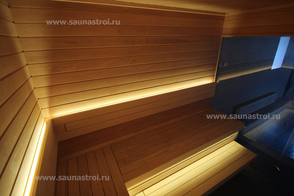 Отделка сауны - "Окно в Европу"