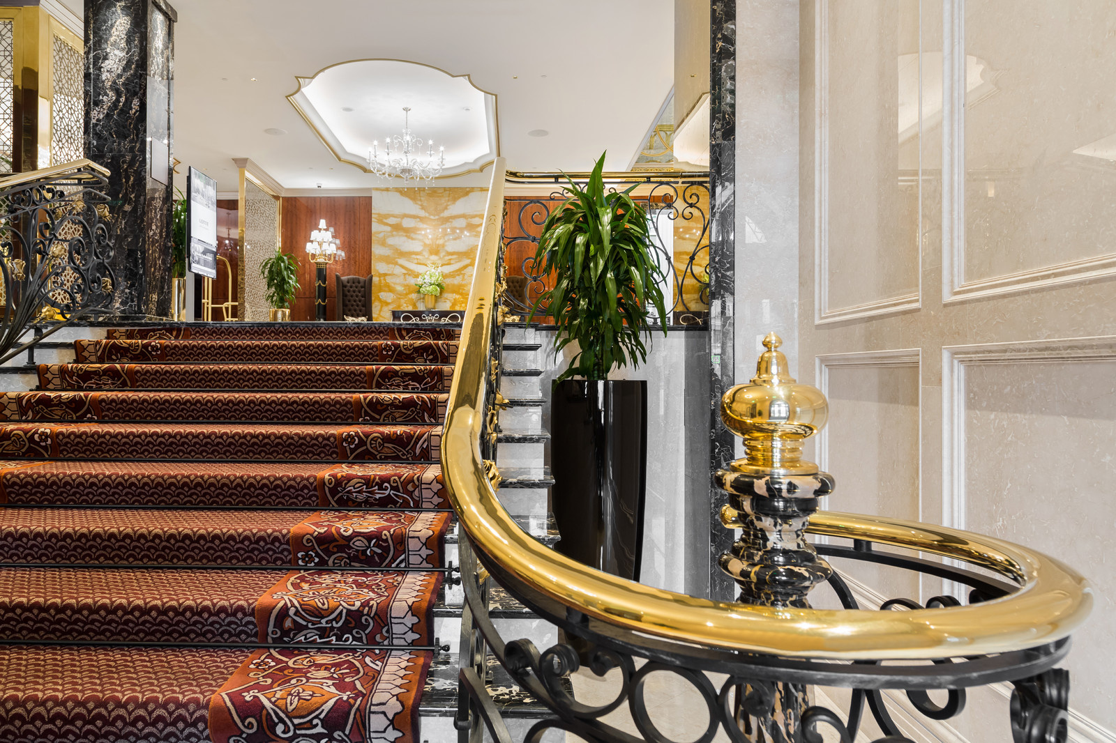 Растения в интерьере LOTTE Hotel St.Petersburg