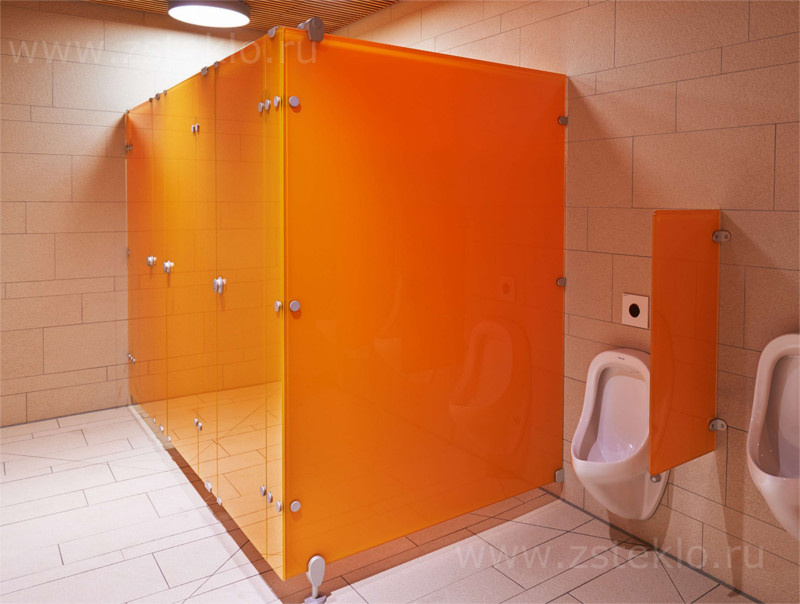 Сантехнические перегородки из стекла