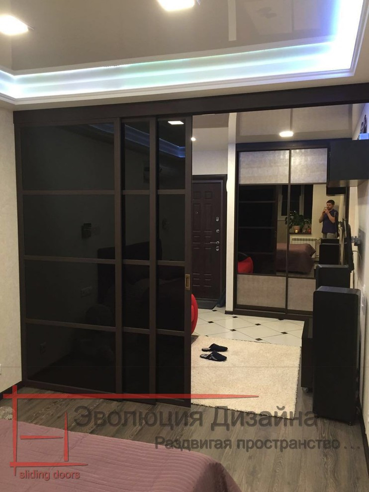 Обложка проекта: Раздвижная перегородка с Акриловым стеклом (пластик)