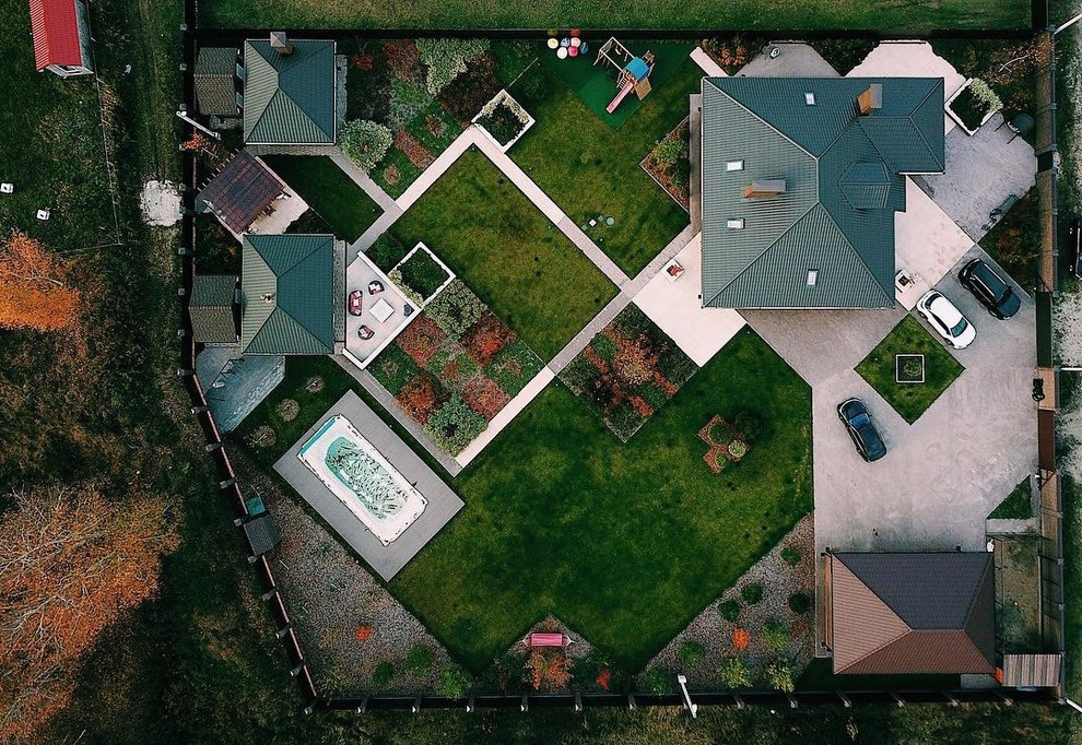 Аэросъемка сада "Красный октябрь"