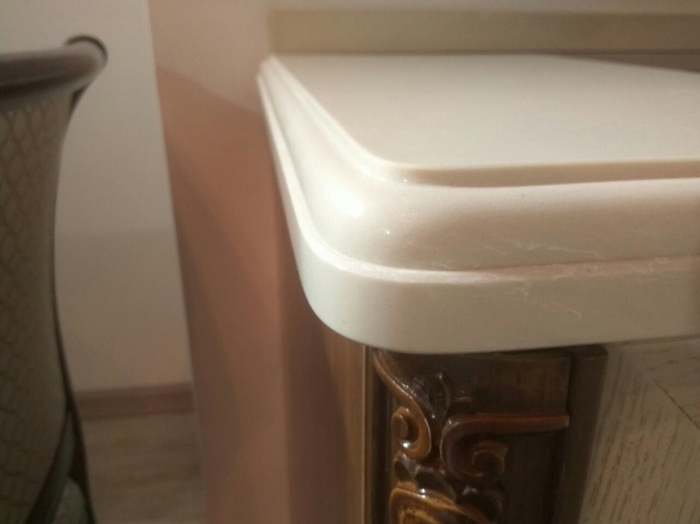 Классическая столешница из кварцевого агломерата Vicostone (Вьетнам)
