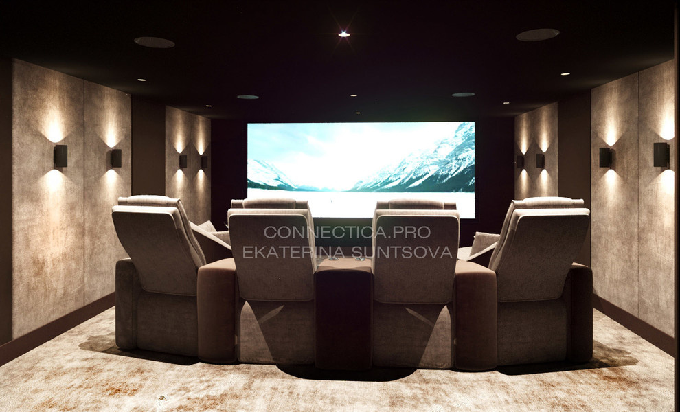 Обложка проекта: Частный кинозал в КП Новые Вешки