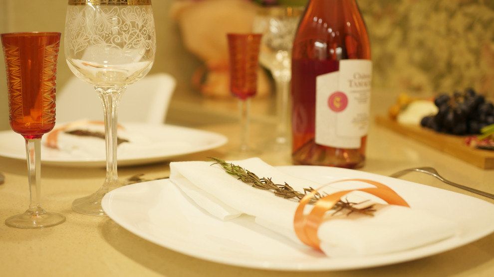 Кухня "Оливки в снегу".