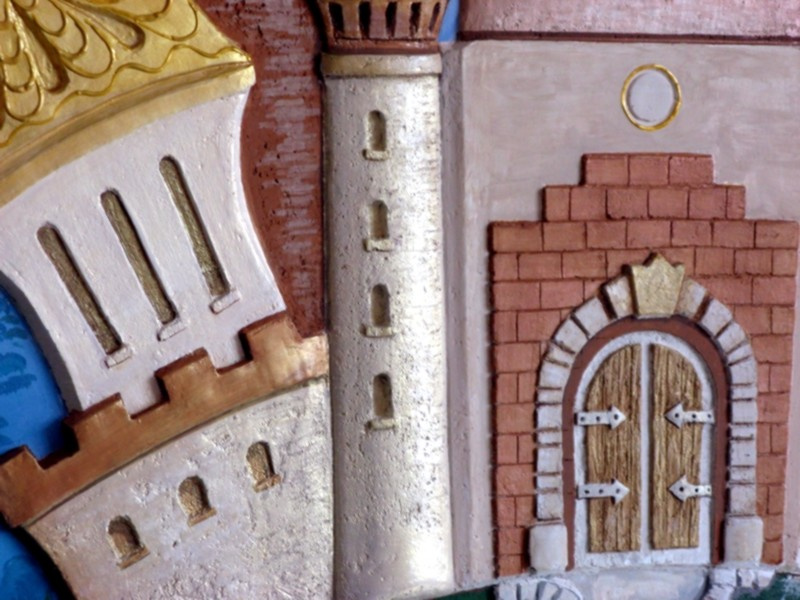 Роспись на стене "Сказочный замок."