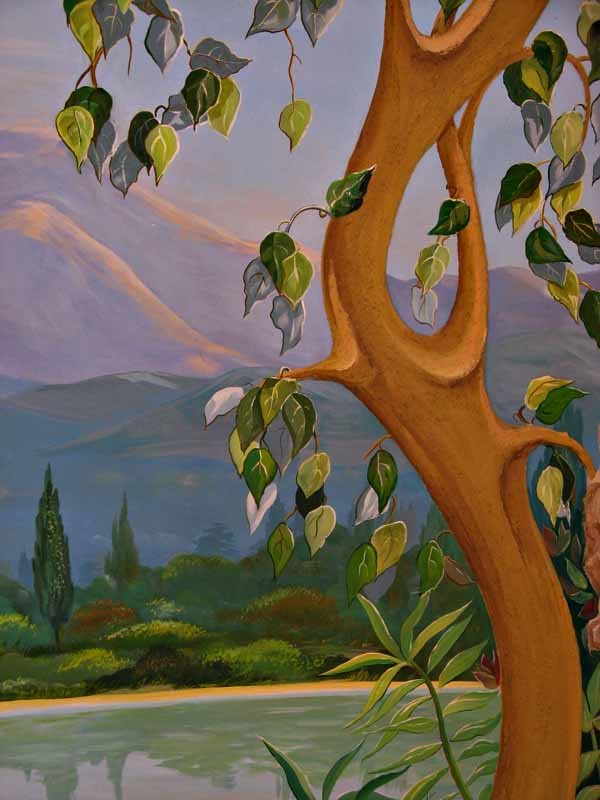 Роспись на стене "Сказочный замок."