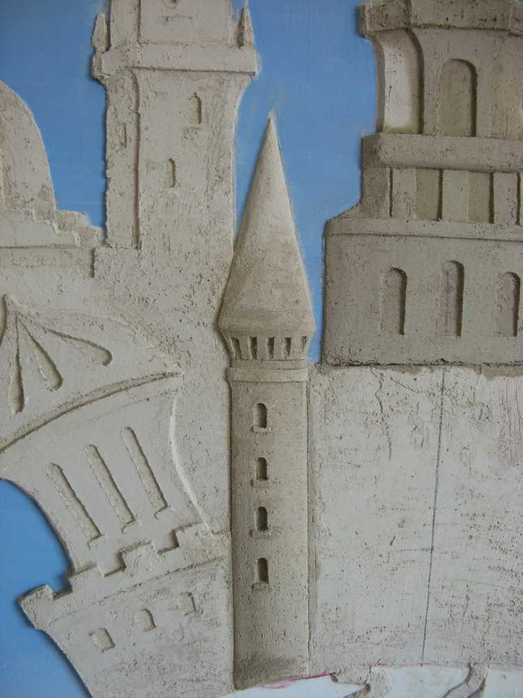 Роспись на стене "Сказочный замок."