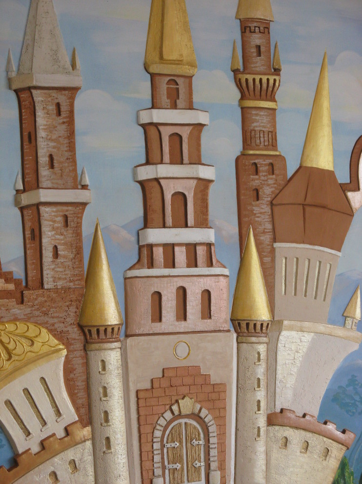 Роспись на стене "Сказочный замок."