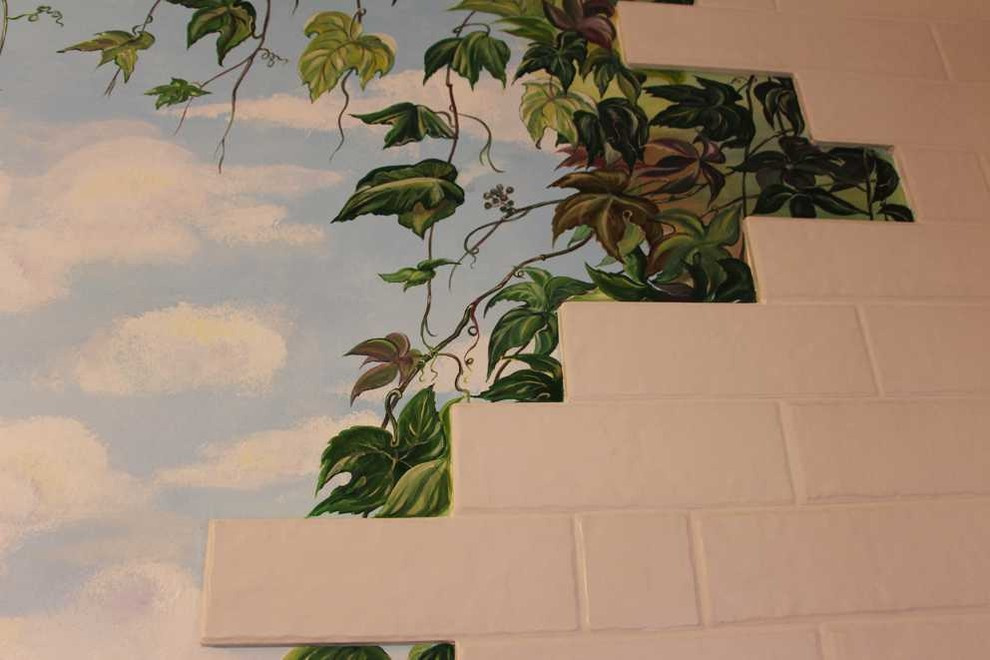 Роспись на стене "Прованс"