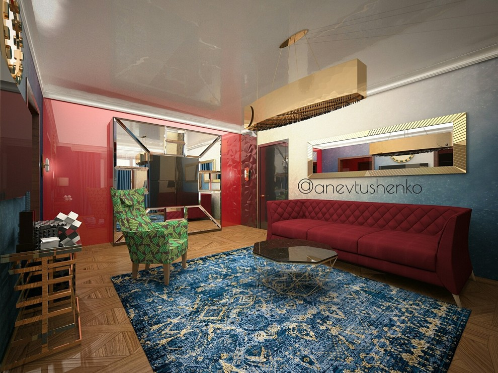 Интерьер квартиры в стиле Фьюжн.